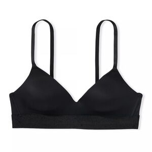 NWT/NIB VS Pink Wear Everywhere Wireless Lightly Lined Bra in Black/Smooth 40C